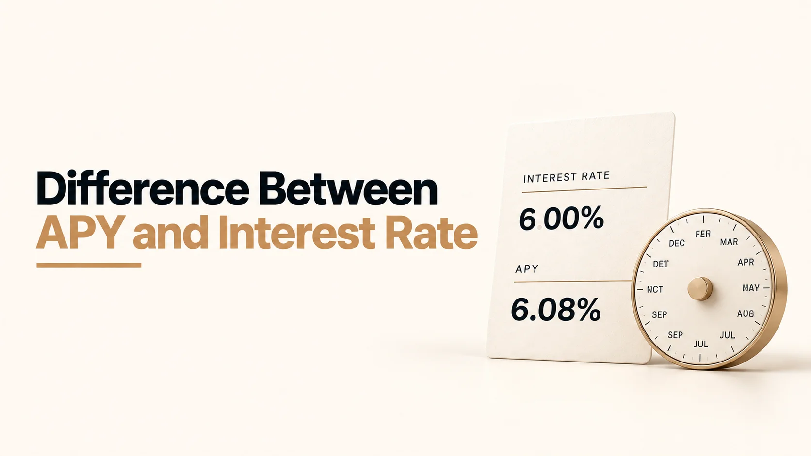 What Is the Difference Between APY and Interest Rate?