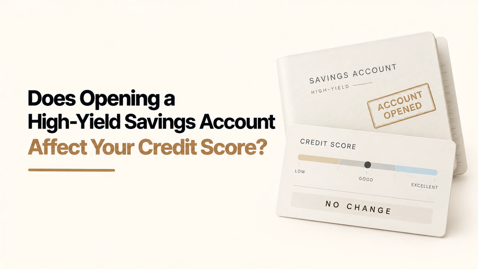 Does Opening a High-Yield Savings Account Affect Your Credit Score?