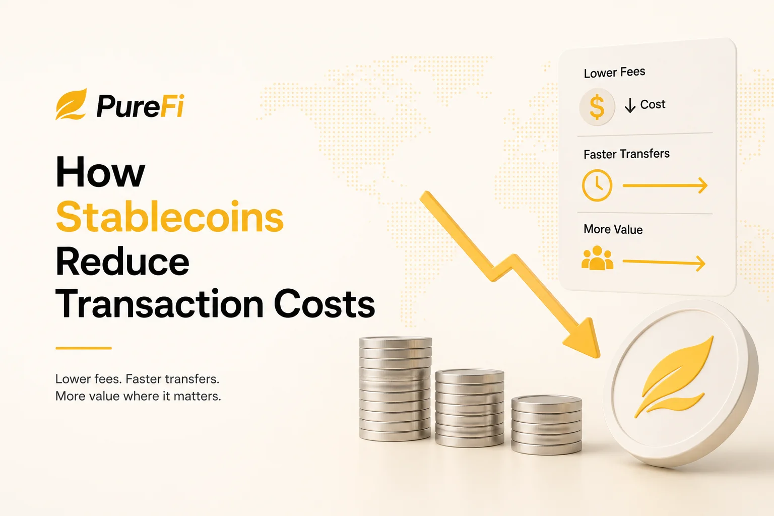 How Stablecoins Reduce Transaction Costs