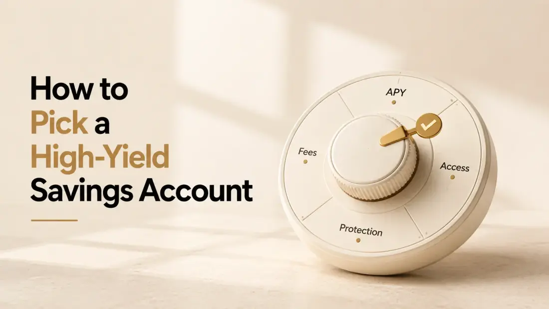How to Pick a High-Yield Savings Account