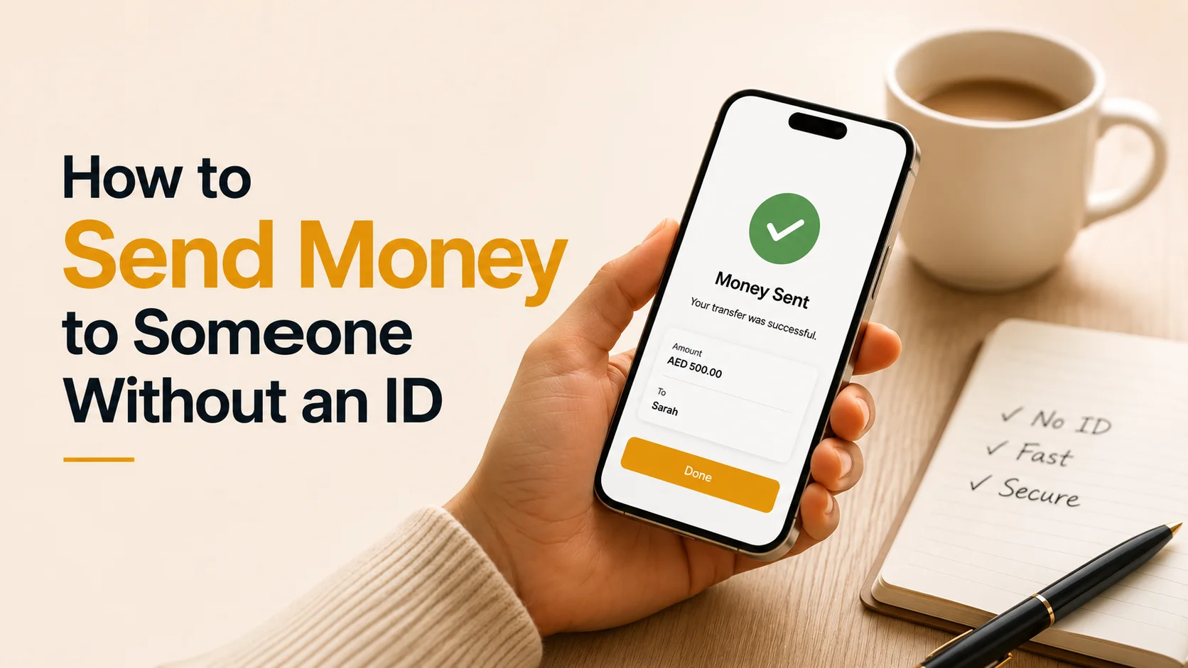 How to Send Money to Someone Without an ID