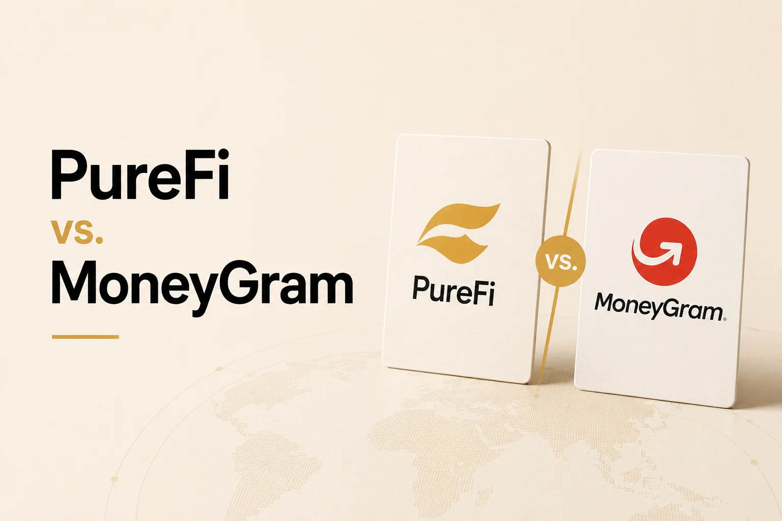 PureFi vs MoneyGram: Fees, Rates & Transfers Compared