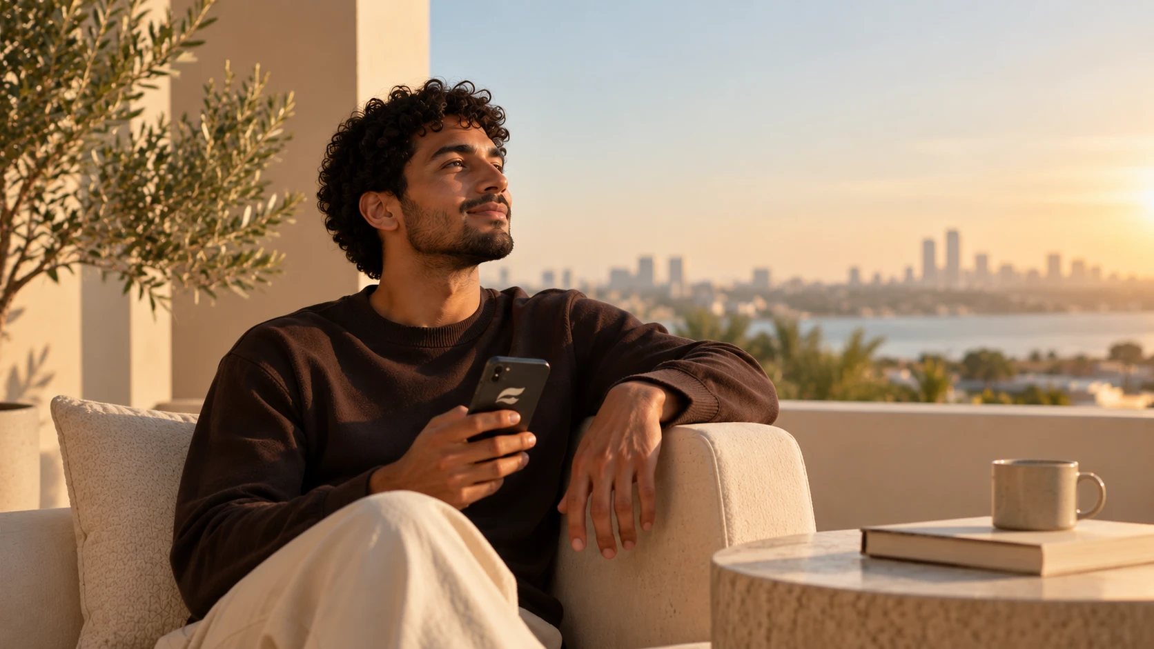 Man Using Purefi App